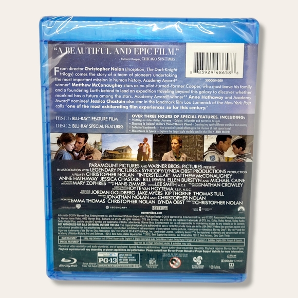 Interstellar Blu-ray DVD - Picture 2 of 2